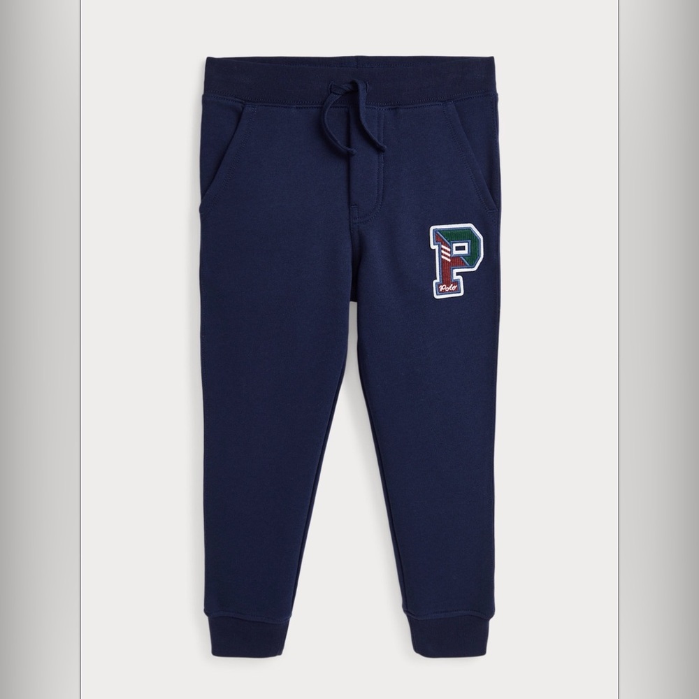 Polo Ralph Lauren Kids Fleece Letterman Joggers size 2T